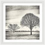 Load image into Gallery viewer, Two Trees in a field - Framed Print
