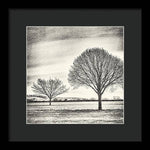 Load image into Gallery viewer, Two Trees in a field - Framed Print
