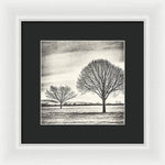 Load image into Gallery viewer, Two Trees in a field - Framed Print
