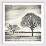 Load image into Gallery viewer, Two Trees in a field - Framed Print
