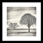 Load image into Gallery viewer, Two Trees in a field - Framed Print
