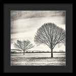 Load image into Gallery viewer, Two Trees in a field - Framed Print

