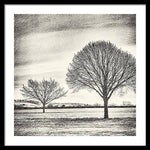 Load image into Gallery viewer, Two Trees in a field - Framed Print
