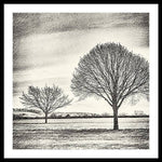 Load image into Gallery viewer, Two Trees in a field - Framed Print
