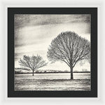 Load image into Gallery viewer, Two Trees in a field - Framed Print
