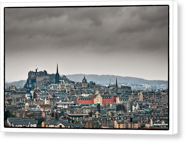 Views across Edinburgh - Canvas Print