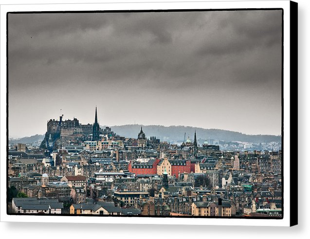 Views across Edinburgh - Canvas Print