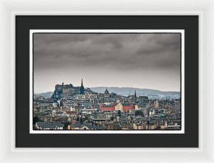 Views across Edinburgh - Framed Print