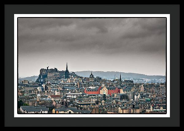 Views across Edinburgh - Framed Print