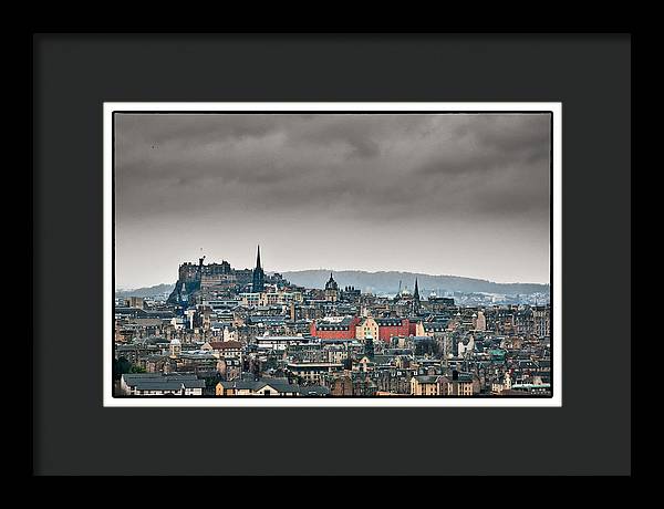 Views across Edinburgh - Framed Print