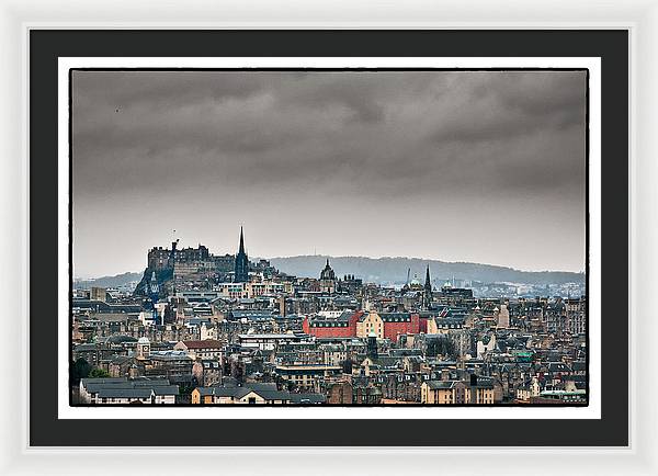 Views across Edinburgh - Framed Print