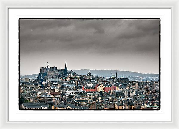 Views across Edinburgh - Framed Print