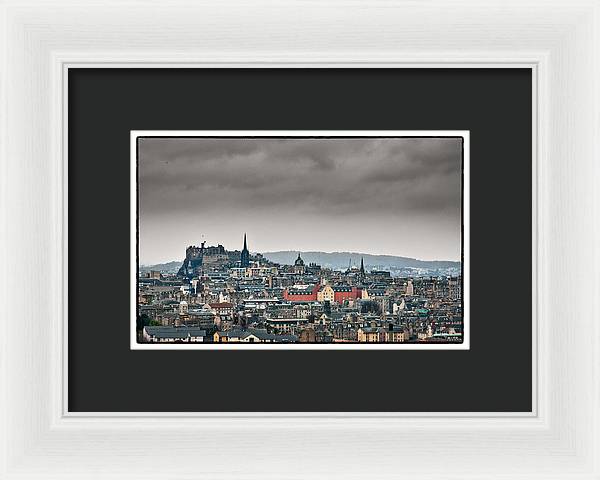 Views across Edinburgh - Framed Print