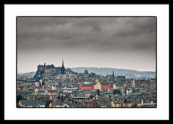 Views across Edinburgh - Framed Print