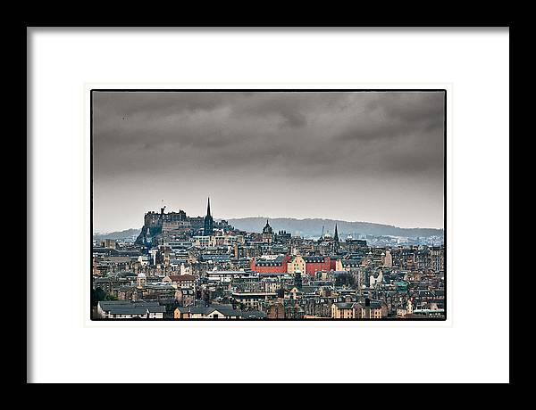 Views across Edinburgh - Framed Print