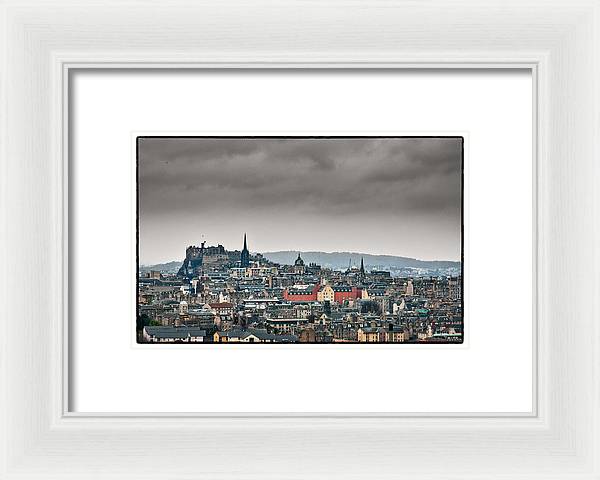 Views across Edinburgh - Framed Print