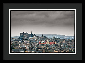 Views across Edinburgh - Framed Print