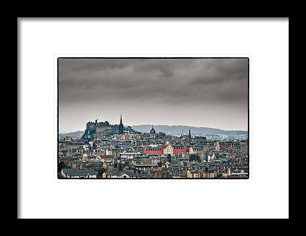 Views across Edinburgh - Framed Print