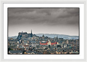 Views across Edinburgh - Framed Print