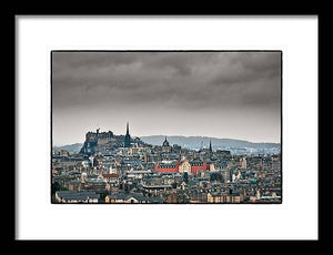 Views across Edinburgh - Framed Print