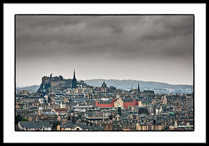 Views across Edinburgh - Framed Print