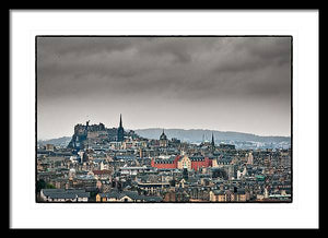 Views across Edinburgh - Framed Print