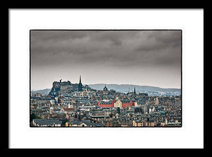 Views across Edinburgh - Framed Print