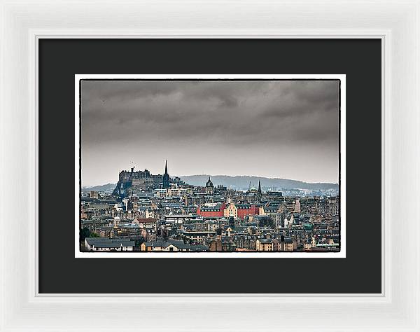 Views across Edinburgh - Framed Print