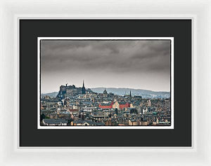 Views across Edinburgh - Framed Print