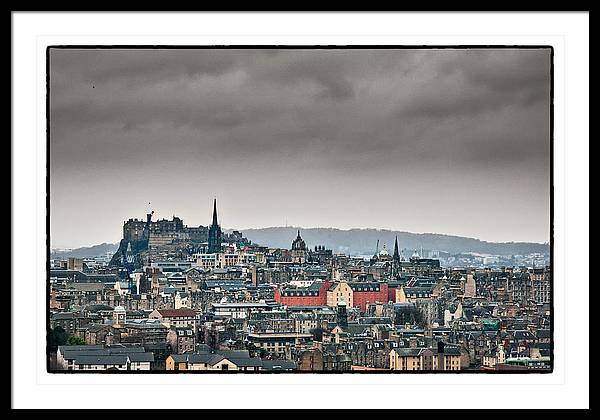 Views across Edinburgh - Framed Print