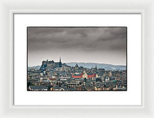 Views across Edinburgh - Framed Print