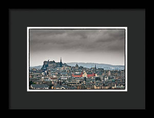 Views across Edinburgh - Framed Print