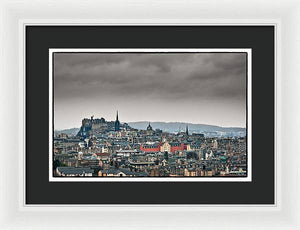 Views across Edinburgh - Framed Print