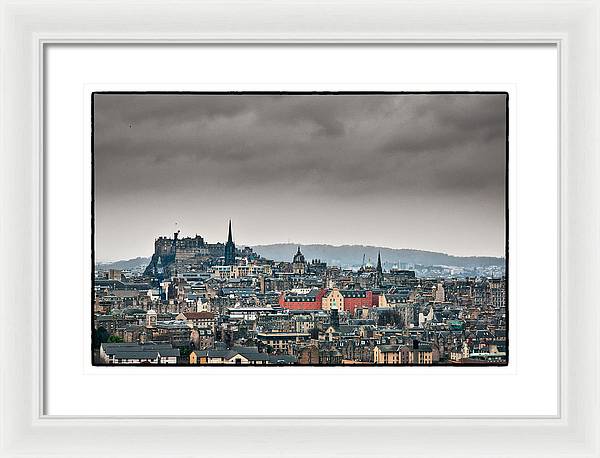 Views across Edinburgh - Framed Print