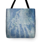 Load image into Gallery viewer, Blue Connections Mixed Media Canvas - Tote Bag
