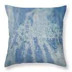 Load image into Gallery viewer, Blue Connections Mixed Media Canvas - Throw Pillow
