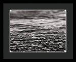 Load image into Gallery viewer, Thames ripples 02 - Framed Print

