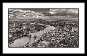 The Shard - The View - Framed Print