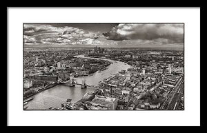 The Shard - The View - Framed Print