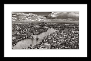 The Shard - The View - Framed Print