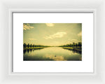 Load image into Gallery viewer, A Royal Long Lake - Framed Print
