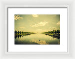 Load image into Gallery viewer, A Royal Long Lake - Framed Print

