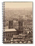 Load image into Gallery viewer, A view across Paris - Spiral Notebook
