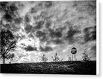 Load image into Gallery viewer, Alien Orb Behind The Olympic Stadium - Canvas Print
