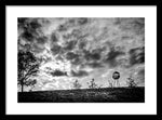 Load image into Gallery viewer, Alien Orb Behind The Olympic Stadium - Framed Print
