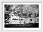 Load image into Gallery viewer, Alien Orb Behind The Olympic Stadium - Framed Print
