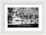 Load image into Gallery viewer, Alien Orb Behind The Olympic Stadium - Framed Print
