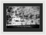 Load image into Gallery viewer, Alien Orb Behind The Olympic Stadium - Framed Print
