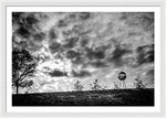 Load image into Gallery viewer, Alien Orb Behind The Olympic Stadium - Framed Print

