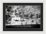 Load image into Gallery viewer, Alien Orb Behind The Olympic Stadium - Framed Print
